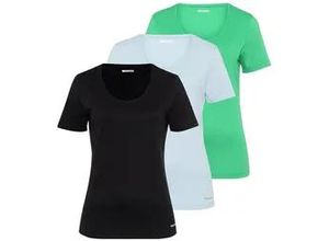 4065691394667 - Rundhals-Shirt im 3er-Set blau 38