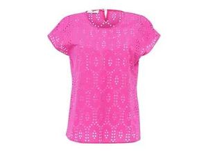 4065691396340 - Bluse Rundhals-Ausschnitt pink 40