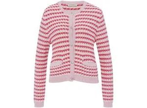 4065691403567 - Strickjacke Rundhals-Ausschnitt pink 38