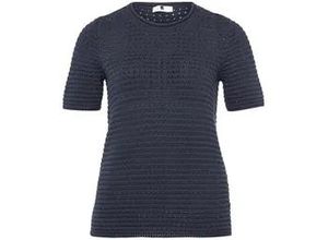 4065691406339 - Rundhals-Pullover 1 2-Arm blau 40