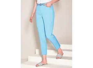 4065691407886 - Knöchellange Hose Passform Barbara blau 46