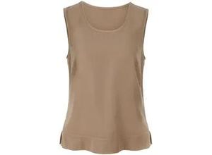 4065691408289 - Top Rundhals-­Ausschnitt beige 48