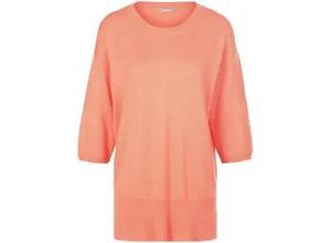 4065691465176 - Rundhals-Pullover aus Kaschmir und Seide orange 38