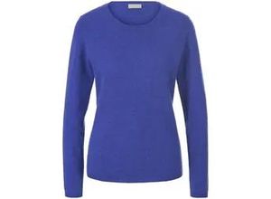 4065691553491 - Rundhals-Pullover aus Schurwolle und Kaschmir lila 36