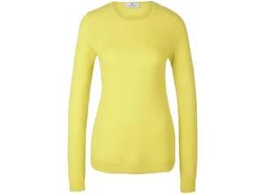 4065691554146 - Rundhals-Pullover aus 100% Premium-Kaschmir Cashmere grün 36