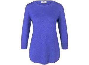 4065691554474 - Rundhals-Pullover aus Seide und Kaschmir Seide Kaschmir lila 42