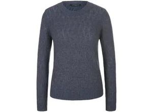 4065691565920 - Rundhals-Pullover aus Schurwolle und Kaschmir Fadenmeister Berlin blau 36