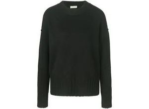 4065691567177 - Rundhals-Pullover aus Schurwolle und Kaschmir schwarz 38
