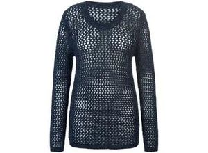 4065691568006 - Rundhals-Pullover blau 40