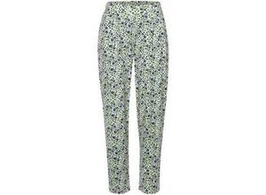 4065691623651 - Lange Bundfalten-Hose Karla Green Cotton weiss 36