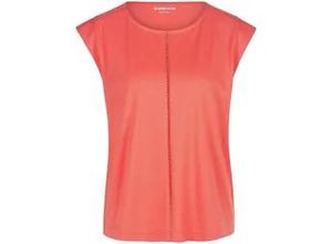 4065691625877 - Rundhals-Shirt Anne Sofie Green Cotton orange 36