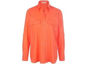 4065691653832 - Bluse Hemdkragen orange 36