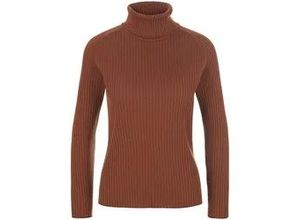 4065691660434 - Rollkragen-Pullover aus 100% Schurwolle-Merino braun 36