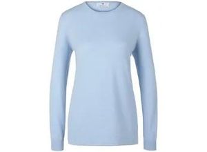 4065691663879 - Rundhals-Pullover aus 100% Premium-Kaschmir Cashmere blau 40