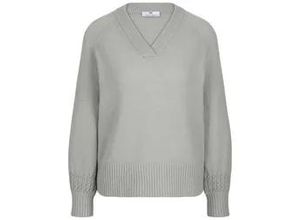 4065691676602 - V-Pullover grau 40