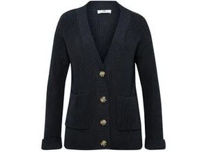 4065691679306 - Strickjacke V-Ausschnitt blau 42