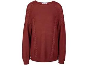 4065691679733 - Rundhals-Pullover rot 38