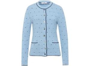 4065691680234 - Strickjacke Rundhals-Ausschnitt mehrfarbig 38