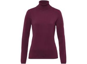 4065691683587 - Rollkragen-Pullover aus Schurwolle und Kaschmir rot 38