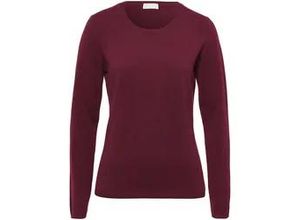 4065691683730 - Rundhals-Pullover aus Schurwolle und Kaschmir rot 40