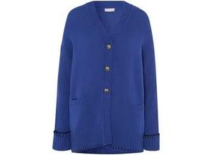 4065691685680 - Long-Strickjacke blau 38