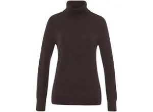 4065691707702 - Rollkragen-Pullover aus 100% Premium-Kaschmir Cashmere braun 38