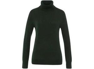 4065691707771 - Rollkragen-Pullover aus 100% Premium-Kaschmir Cashmere grün 38