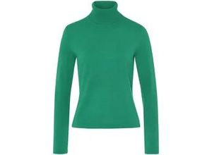 4065691708297 - Rollkragen-Pullover aus 100% Premium-Kaschmir Cashmere grün 38