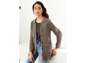 4065691709386 - Long-Strickjacke beige 46