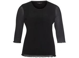 4065691715004 - Rundhals-Shirt 3 4-Arm schwarz 40