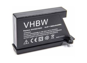 4065705051951 - Vhbw - Akku kompatibel mit lg hom-bot VR6140LVM VR6172LVM VR6173LVM VR6174LVM Staubsauger Home Cleaner Heimroboter (3000mAh 144V Li-Ion)