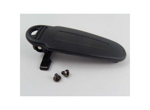 4065705053818 - Gürtelclip kompatibel mit Kenwood TK-3160 TK-3140 Funkgerät - Mit Befestigungsschrauben Kunststoff Schwarz - Vhbw