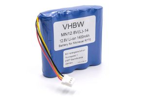 4065705070884 - Vhbw - Akku Ersatz für Moneual 12J003633 für Staubsauger Home Cleaner Heimroboter (1400mAh 128V Li-Ion   LiFePO4)