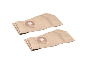 4065705113222 - 10x Staubsaugerbeutel kompatibel mit Nilfisk-Alto Attix 350-01 360-21 360-11 302000449 360-2M Staubsauger - Papier 66cm x 278cm braun - Vhbw