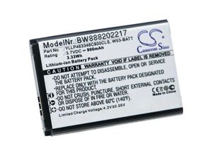 4065705135897 - Akku Ersatz für Yealink W53-BATT YLLP463346C800CLS für schnurlos Festnetz Telefon (900mAh 37V Li-Ion) - Vhbw