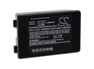 4065705220418 - Vhbw - Akku Ersatz für Brady M71-BATT für Drucker Kopierer Scanner Etiketten-Drucker (2000mAh 12V NiMH)