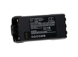 4065705223617 - Akku Ersatz für Motorola HNN9815 NNTN6263 NNTN7032 NNTN7032A NNTN7032B NNTN7335 für Funkgerät Walkie Talkie (2800mAh 74V Li-Ion) - Vhbw