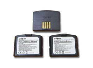 4065705227042 - 3x Akku Ersatz für Sennheiser 500898 523306 BA-300 BA300 HC-BA300 für Wireless Headset Kopfhörer (140mAh 37V Li-Polymer) - Vhbw