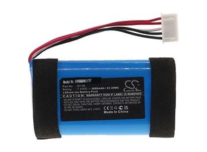 4065705244131 - Akku kompatibel mit Sony SRS-XB31 SRS-XB33 Lautsprecher Boxen Speaker (3000 mAh 74 v Li-Ion) - Vhbw