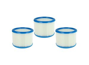 4065705260773 - vhbw Filterset 3x Faltenfilter kompatibel mit Nilfisk Aero 26-01 PC X 26-21 PC 26-2L PC Nass- und Trockensauger - Filter Patronenfilter