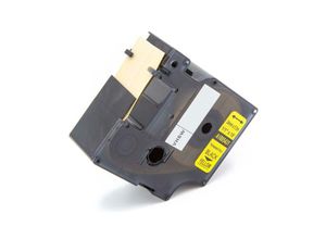 4065705267758 - Vhbw - Schriftband-Kassette Ersatz für Dymo 1805431 für Etiketten-Drucker 24mm Schwarz auf Gelb Vinyl