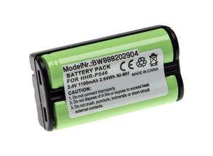 4065705299131 - Akku kompatibel mit Panasonic PQWBTG1000N schnurlos Festnetz Telefon (1100mAh 24V NiMH) - Vhbw