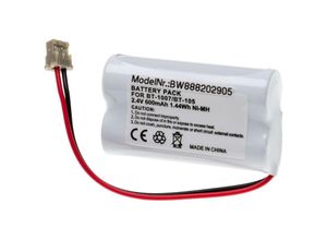 4065705299360 - Vhbw - Akku kompatibel mit Panasonic HHR-15F2G1 KX-TG2000 KX-TG2000B schnurlos Festnetz Telefon (600mAh 24V NiMH)