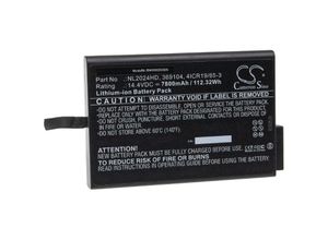 4065705309311 - vhbw Akku kompatibel mit MetOne Lasair III 5100 Medizintechnik (7800mAh 144V Li-Ion)