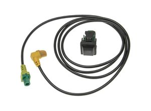 4065705360640 - Usb Audio Adapter Kabel kfz Radio kompatibel mit vw Käfer Jetta MK5 (2005-2013) Jetta MK6 (2005-2013) Passat B6 Auto Autoradio - Vhbw