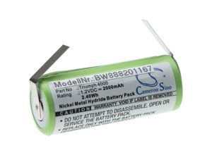 4065705409905 - Akku Ersatz für Oral-B 3745 3761 3762 für elektrische Zahnbürste (2000mAh 12V NiMH) - Vhbw