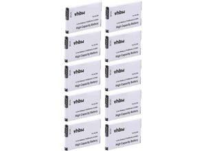 4065705410635 - 10x Akku kompatibel mit Siemens Gigaset SL450 SL450A Go SL450H SL450HX schnurlos Festnetz Telefon (950mAh 37V Li-Ion) - Vhbw