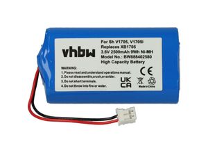 4065705442957 - Vhbw - Akku kompatibel mit Euro Pro Shark V1705 V1705i Staubsauger (2500mAh 36V NiMH)