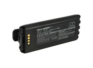 4065705450037 - Akku kompatibel mit Icom IC-A25 IC-A25CE IC-A25N IC-A25NE Funkgerät Walkie Talkie (2350 mAh 74 v Li-Ion) - Vhbw