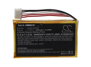 4065705526909 - Akku Ersatz für hp 1AS84-60006 für Drucker Kopierer Scanner Etiketten-Drucker (600mAh 74V Li-Polymer) - Vhbw
